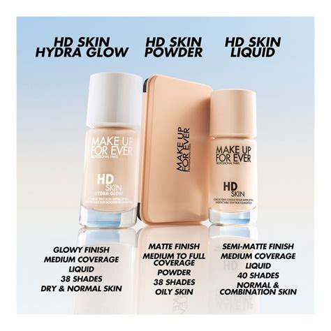 Buy Make Up For Ever Hd Skin Hydra Glow Foundation Mini Sephora Malaysia