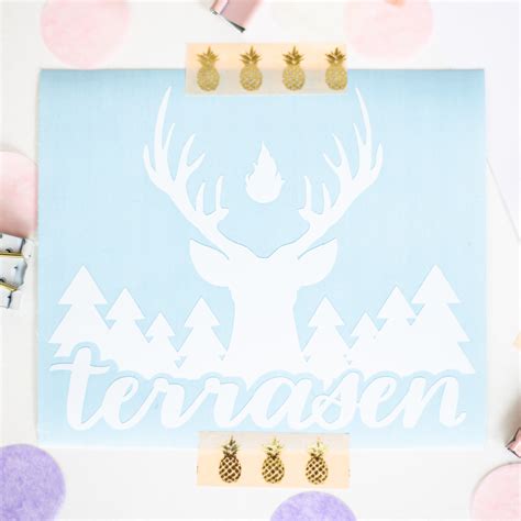 Terrasen Stag Vinyl Decal Throne Of Glass Tog Aelin Etsy