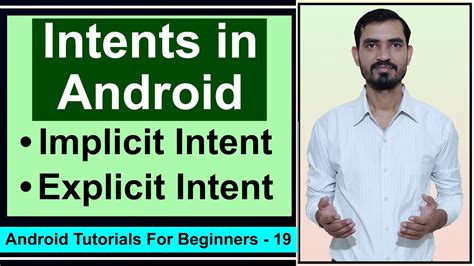 Intents In Android Explicit And Implicit Intent Tutorial By Deepak