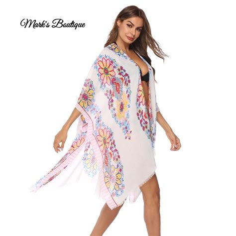 Sexy Dames Vrouwen Solid Witte Bikini Cover Up Beach Jurk Badmode