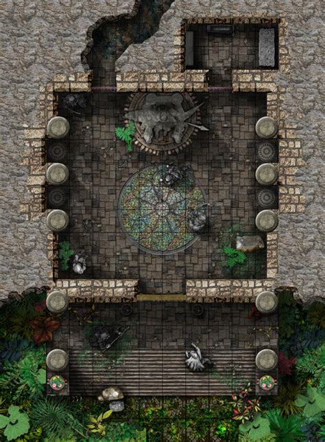 Jungle Temple Entrance : battlemaps