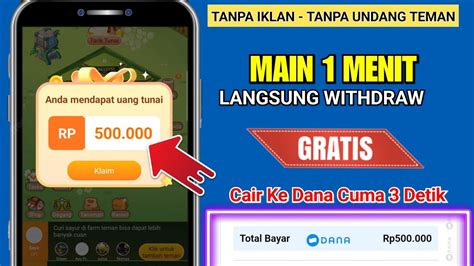 Main Menit Dibayar Ribu Aplikasi Penghasil Saldo Dana Tercepat