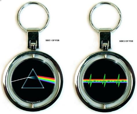 Pink Floyd Keyring Keychain Dark Side Of The Moon Official Spin One