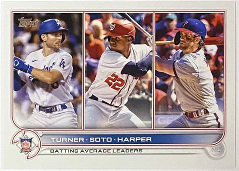 Bryce Harper Juan Soto Trea Turner 2022 Topps National League