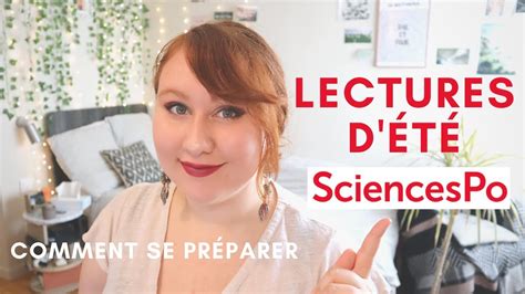 LECTURES POUR SCIENCES PO mes lectures avant la rentrée YouTube