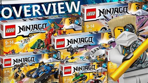 LEGO NINJAGO SET OVERVIEW REBOOTED 2014 YouTube