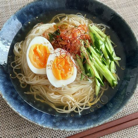 簡単さっぱり！そうめんで作るキムチ冷麺 By さに飯レシピ 【クックパッド】 簡単おいしいみんなのレシピが396万品