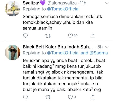 Dari Saya Black Achey Shuib Tomok Wakil Hulur Bantuan Buat