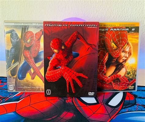 Trilogia Homem Aranha - Coleção Homem-aranha - Trilogia | Filme e Série Homem Aranha Usado ...