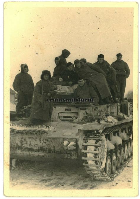 Orig Foto Vormarsch Panzer Iv Tank Im Winter In Russland Postimages