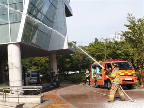 오산시보건소 화재대응 합동소방훈련 실시