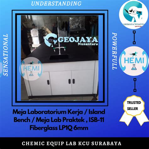 Jual Meja Laboratorium Kerja Island Bench Meja Lab Praktek Isb