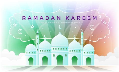 Happy Ramadan Kareem Celebration Vector Art At Vecteezy