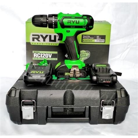 Jual Mesin Bor Baterai RYU Cordless 20 V RCI 20 V RCI20V Shopee Indonesia