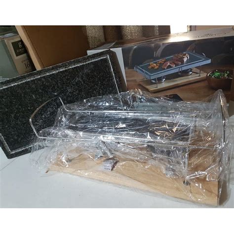 CREATIVE CUISINE Marble Hot Stone Grill Furniture Home Living Kitchenware Tableware