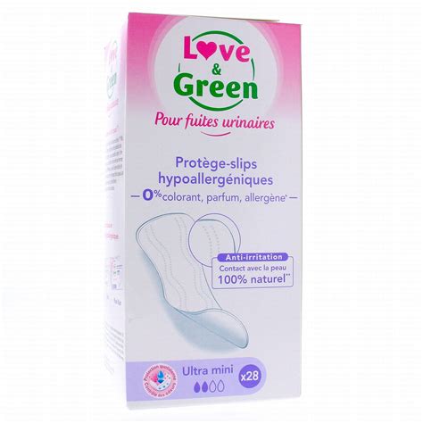 Love Green Prot Ge Slip Pour Fuites Urinaires Ultra Mini X