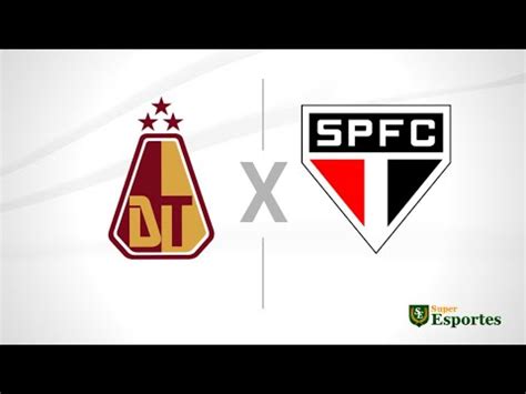 Tolima X S O Paulo Copa Sul Americana Ao Vivo Youtube