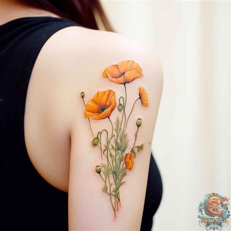 California Poppy Flower Tattoos - Infoupdate.org