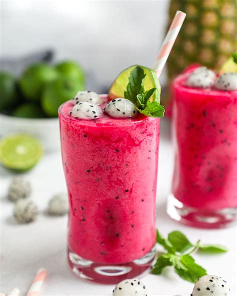 Tropical Dragon Fruit Smoothie