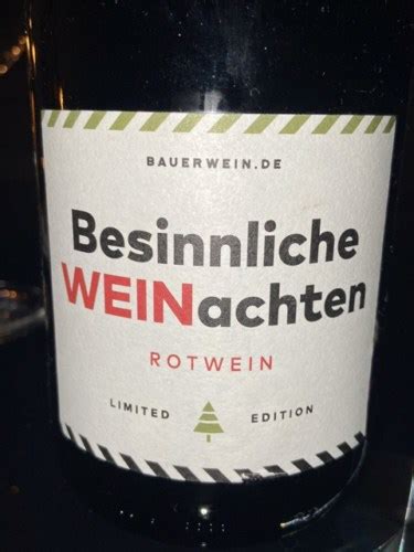 Emil Bauer Söhne Besinnliche Weinachten Limited Edition Rotwein