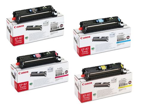 Canon Lbp Toner Cartridge Set Black Cyan Magenta Yellow