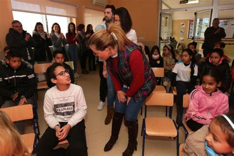 Escolares de los CEIP Félix Rodríguez de la Fuente y Santiago Apóstol