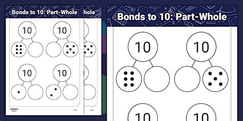 Reinforcing Number Bonds To 10 Part Whole Activity Twinkl