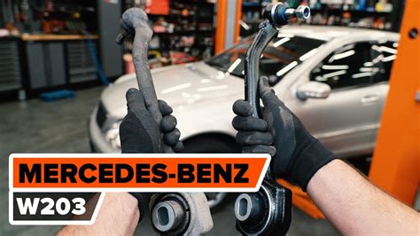 How To Change Front Suspension Arm On MERCEDES BENZ W203 C Class