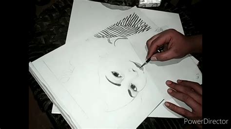 Drawing Face Using Pencil Time Lapse Menggambar Wajah Menggunakan