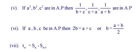 Sequence And Series Formula » Formula In Maths