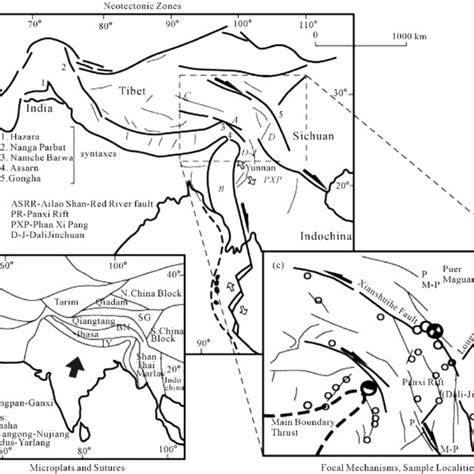 Pdf Active Deformation Measurements At Mishmi Complex Of Eastern