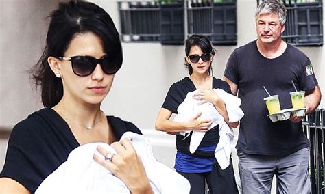 Alec And Hilaria Baldwin Stroll In Nyc With Son Rafael And Daughter