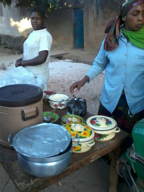 A Bukinabe Woman Selling Ghanaian Food Kenkey In Bukina Faso Ghanaian Food Continents