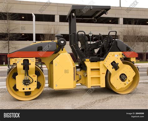 Paving Roller Image & Photo (Free Trial) | Bigstock