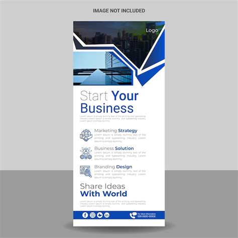 Premium Vector Business Roll Up Banner Design Creative Modern