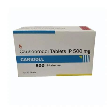 Caridoll Carisoprodol Mg Tablets At Rs Stripe Gandhibagh