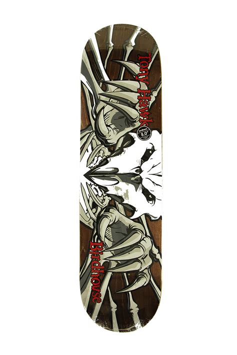 Birdhouse Tony Hawk Falcon 3 Brown Stain 8” Deck Street Skateshop