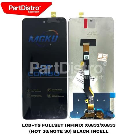 Jual LCD TS FULLSET INFINIX X6831 HOT 30 NOTE 30 BLACK Shopee Indonesia