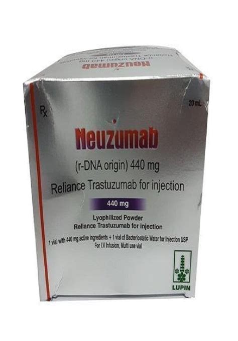 Neuzumab 440mg Reliance Trastuzumab Injection Lupin 20ml At Rs 36500