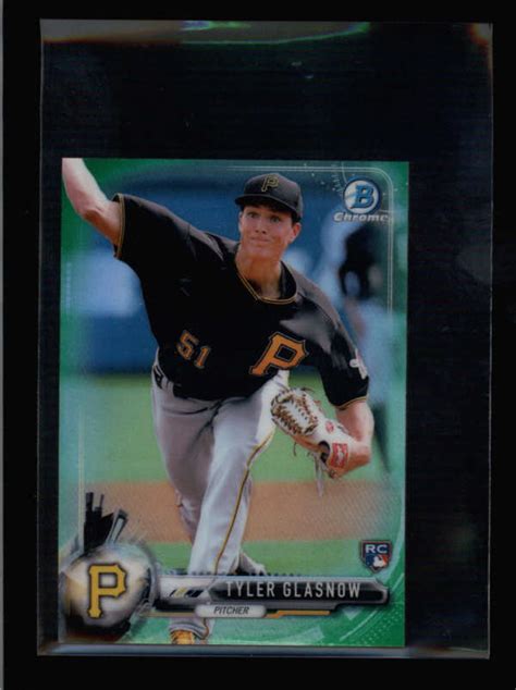 Tyler Glasnow Bowman Chrome Rookie Mini Green Refractor