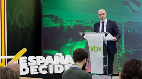 Vox Presentar Un Recurso De Amparo Ante El Tc Para Acabar Con El