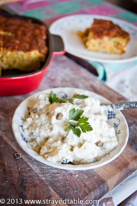 Potato Salad Recipe My Mums Secret Strayed From The Table