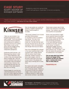 Engage Selling and Kinnser Software | Colleen Francis - The Sales Leader