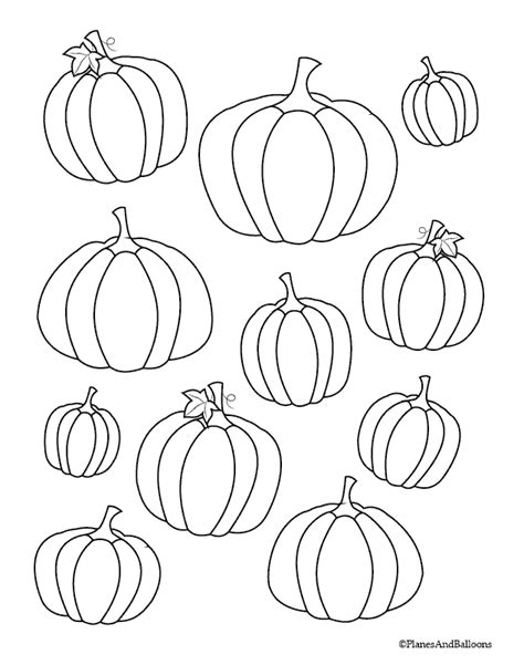 Coloring Pages Of Fall Pumpkins Coloring Pages