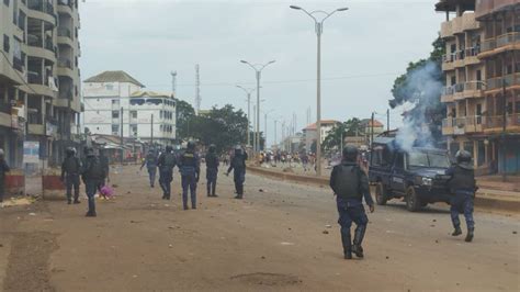 Manif des Forces Vives situation toujours tendue sur l axe Bambéto