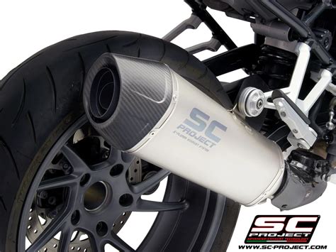 SC Project B35A 122T X Plorer II Muffler Titanium With Carbon Fiber End