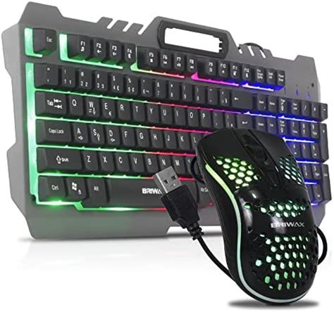 Kit Teclado Metal Semi Mec Nico Gamer Suporte Celular Led Rgb E Mouse