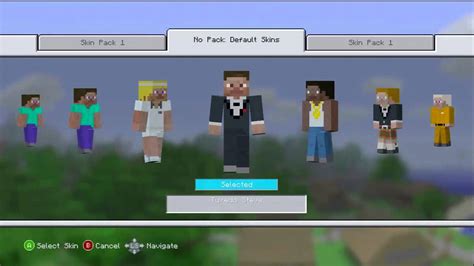 Minecraft Xbox Edition Skin Pack Review Youtube Youtube