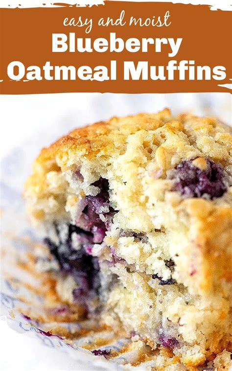 Healthy Blueberry Oatmeal Muffins Artofit