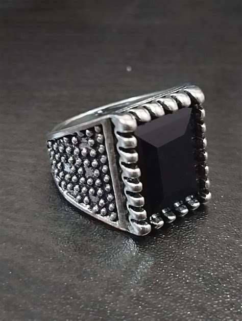 Most Powerful Wealth Richness Nagmani Cobra Black Snake Stone Ring - Etsy